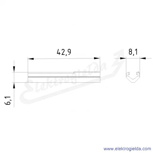 Rysunek wymiarowy Rysunek wymiarowy