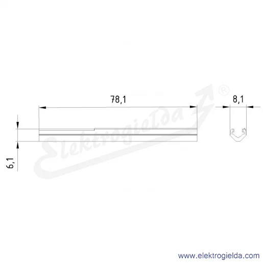 Rysunek wymiarowy Rysunek wymiarowy