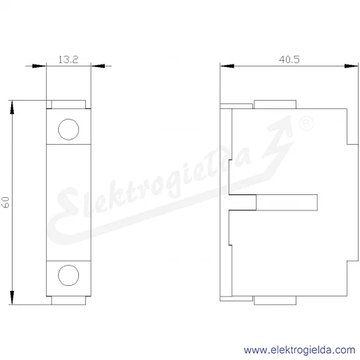 Rysunek wymiarowy Rysunek wymiarowy