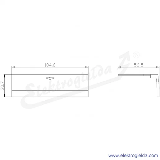 Rysunek wymiarowy Rysunek wymiarowy