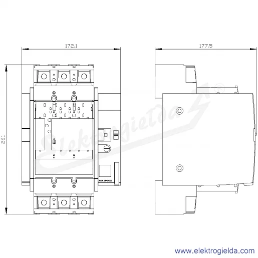 Rysunek wymiarowy Rysunek wymiarowy