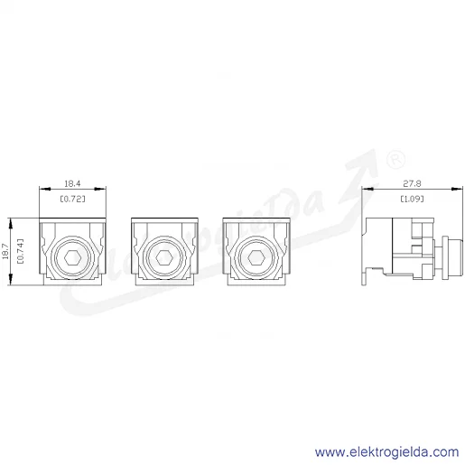 Rysunek wymiarowy Rysunek wymiarowy