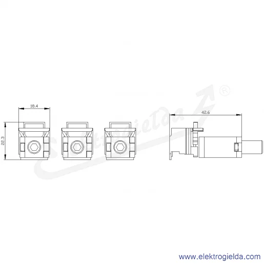 Rysunek wymiarowy Rysunek wymiarowy