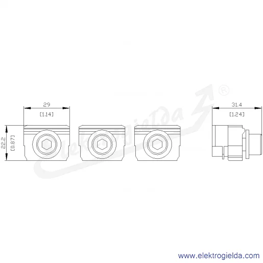 Rysunek wymiarowy Rysunek wymiarowy