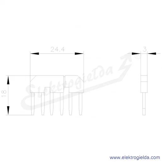 Rysunek wymiarowy Rysunek wymiarowy