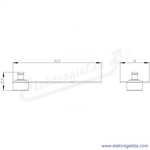 Rysunek wymiarowy Rysunek wymiarowy
