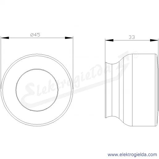 Rysunek wymiarowy Rysunek wymiarowy