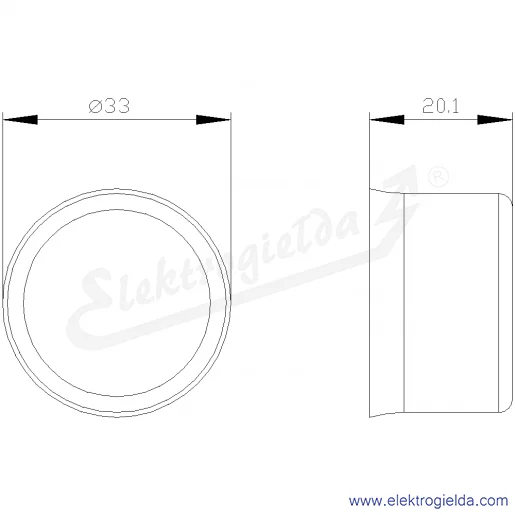 Rysunek wymiarowy Rysunek wymiarowy