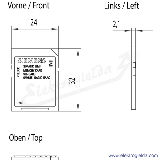 Rysunek wymiarowy Rysunek wymiarowy