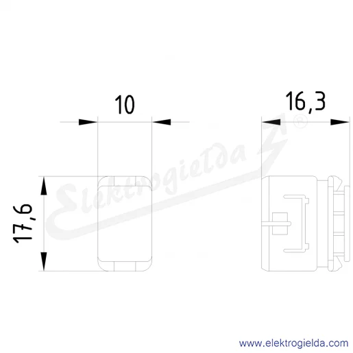 Rysunek wymiarowy Rysunek wymiarowy