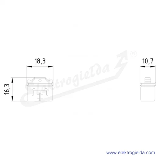 Rysunek wymiarowy Rysunek wymiarowy