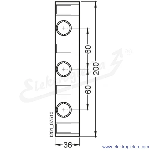 Rysunek wymiarowy Rysunek wymiarowy