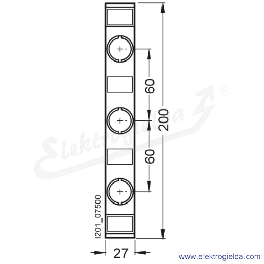 Rysunek wymiarowy Rysunek wymiarowy