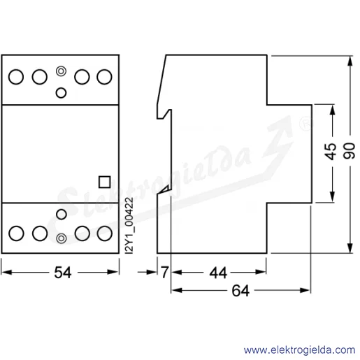 Rysunek wymiarowy Rysunek wymiarowy