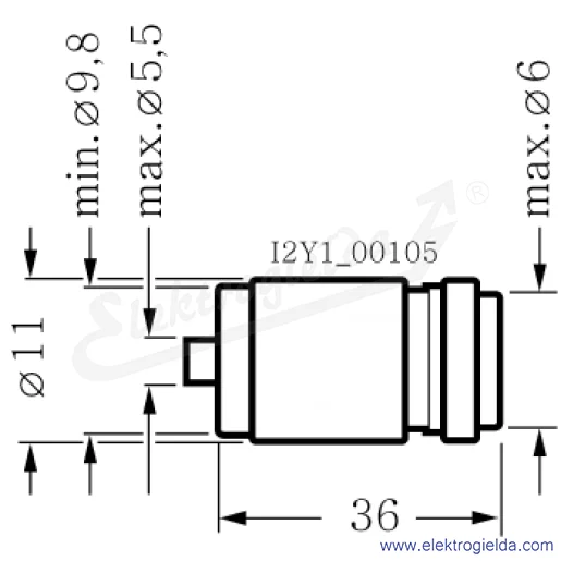 Rysunek wymiarowy Rysunek wymiarowy