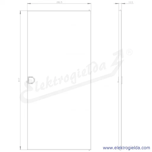 Rysunek wymiarowy Rysunek wymiarowy