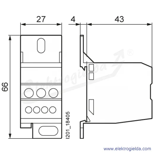 Rysunek wymiarowy Rysunek wymiarowy