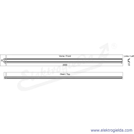 Rysunek wymiarowy Rysunek wymiarowy