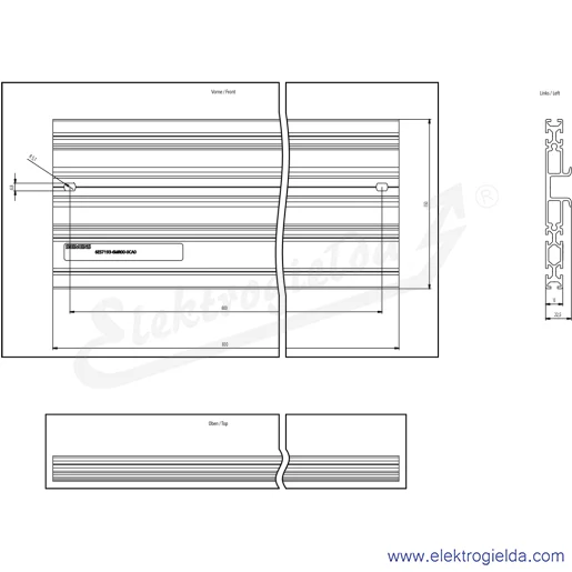 Rysunek wymiarowy Rysunek wymiarowy