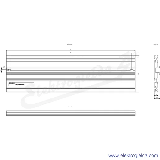 Rysunek wymiarowy Rysunek wymiarowy