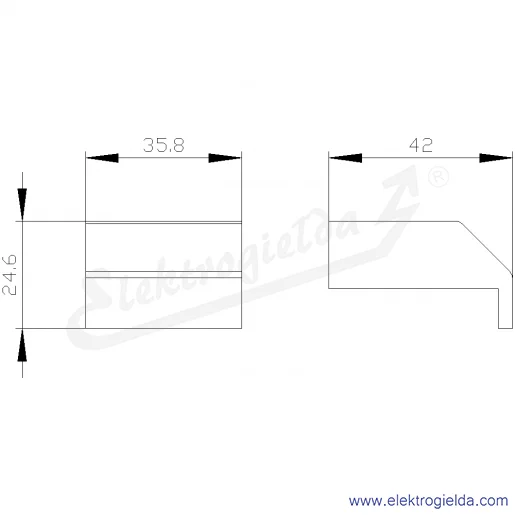 Rysunek wymiarowy Rysunek wymiarowy