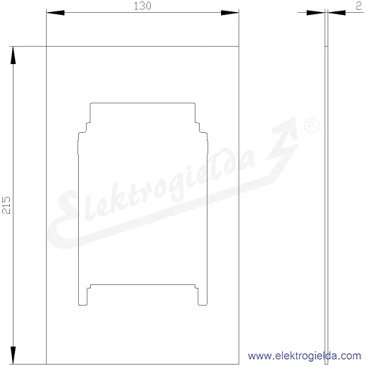 Rysunek wymiarowy Rysunek wymiarowy