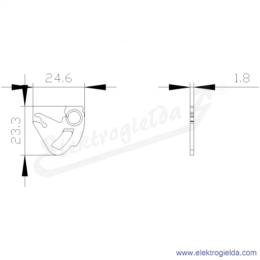 Rysunek wymiarowy Rysunek wymiarowy