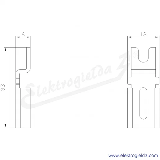 Rysunek wymiarowy Rysunek wymiarowy