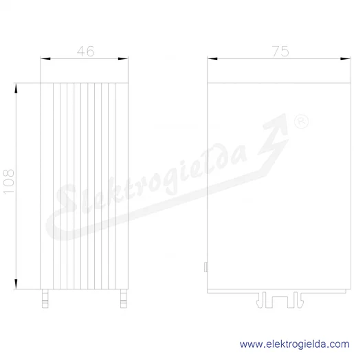 Rysunek wymiarowy Rysunek wymiarowy