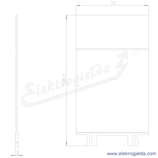 Rysunek wymiarowy Rysunek wymiarowy