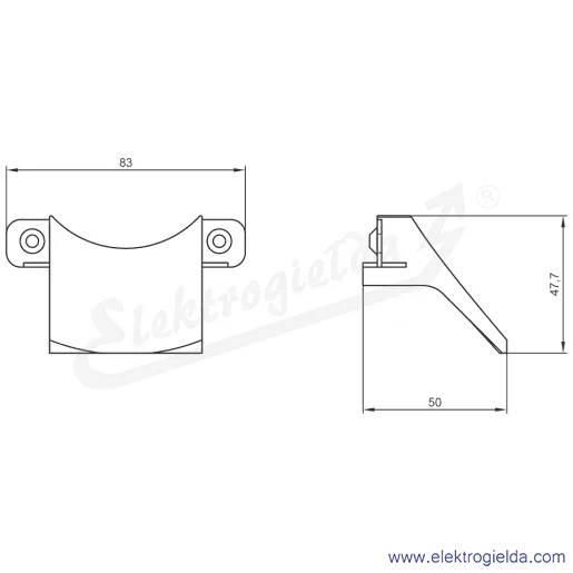 Rysunek wymiarowy Rysunek wymiarowy