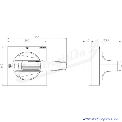 Rysunek wymiarowy Rysunek wymiarowy