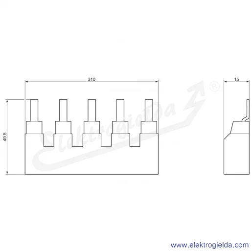 Rysunek wymiarowy Rysunek wymiarowy