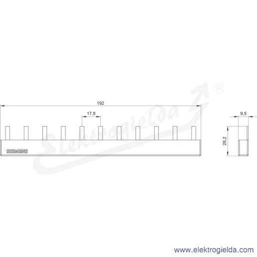 Rysunek wymiarowy Rysunek wymiarowy