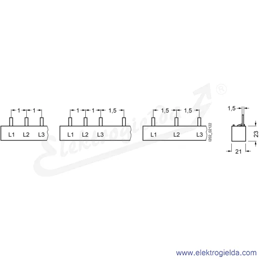 Rysunek wymiarowy Rysunek wymiarowy
