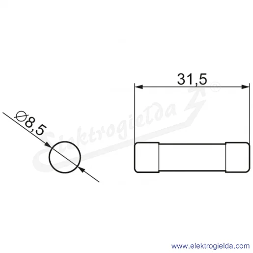 Rysunek wymiarowy Rysunek wymiarowy