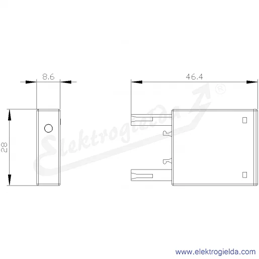 Rysunek wymiarowy Rysunek wymiarowy