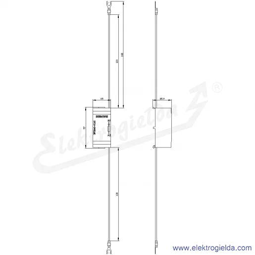 Rysunek wymiarowy Rysunek wymiarowy