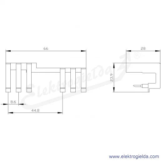 Rysunek wymiarowy Rysunek wymiarowy