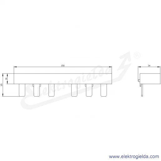 Rysunek wymiarowy Rysunek wymiarowy