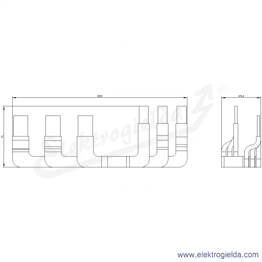 Rysunek wymiarowy Rysunek wymiarowy