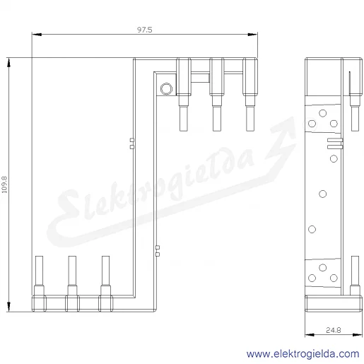 Rysunek wymiarowy Rysunek wymiarowy