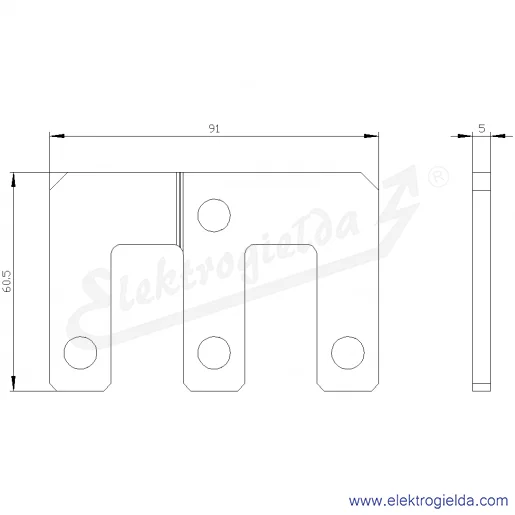 Rysunek wymiarowy Rysunek wymiarowy
