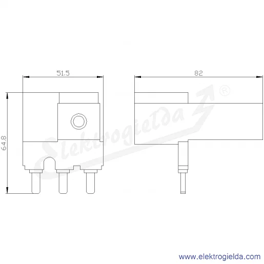 Rysunek wymiarowy Rysunek wymiarowy