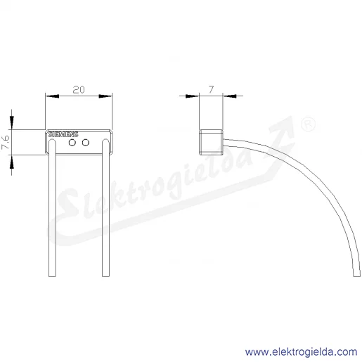 Rysunek wymiarowy Rysunek wymiarowy