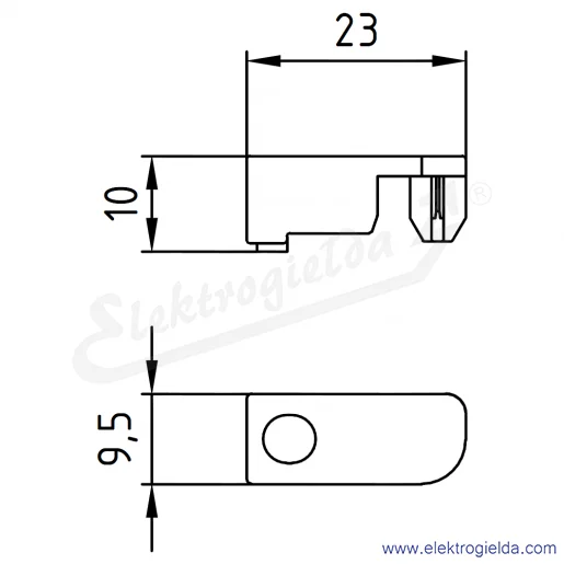 Rysunek wymiarowy Rysunek wymiarowy