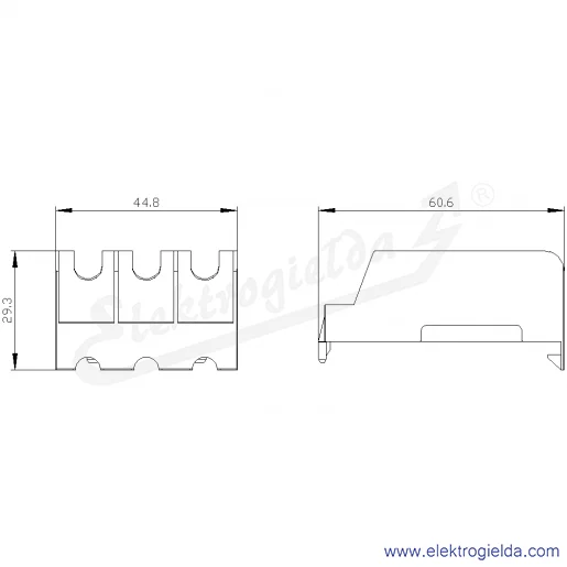 Rysunek wymiarowy Rysunek wymiarowy