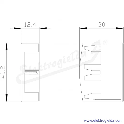 Rysunek wymiarowy Rysunek wymiarowy