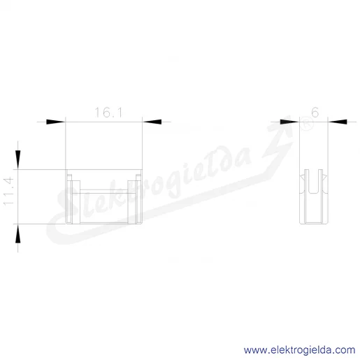 Rysunek wymiarowy Rysunek wymiarowy