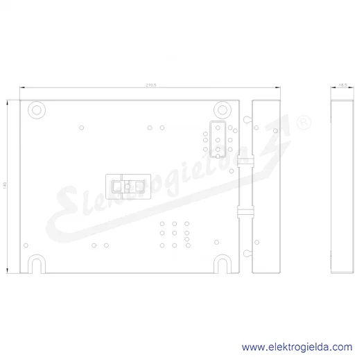 Rysunek wymiarowy Rysunek wymiarowy